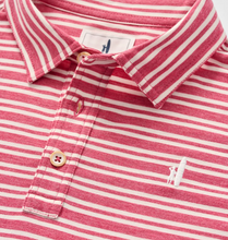 Load image into Gallery viewer, Brannen Jr. Long Sleeve Polo- Malibu Red