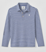 Load image into Gallery viewer, Brannen Jr. Long Sleeve Polo- Lake