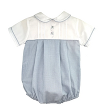 Load image into Gallery viewer, Embroidered Airplane Mini Check Bubble