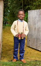 Load image into Gallery viewer, Sheffield Pants- Twill- Nantucket Navy with Richmond Red Stork