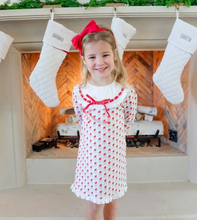 Load image into Gallery viewer, Emersyn Girls' Dress - Whimsical Santa