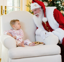 Load image into Gallery viewer, Parker Zipper Pajama - Whimsical Santa