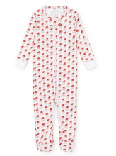 Load image into Gallery viewer, Parker Zipper Pajama - Whimsical Santa