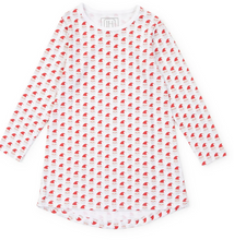 Load image into Gallery viewer, Berkeley Girls' Shirt Dress - Whimsical Santa