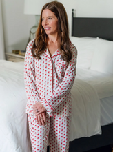 Load image into Gallery viewer, Alee Women's Long Sleeve Pant Set - Whimsical Santa