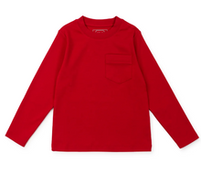 Load image into Gallery viewer, Blake Boys' Longsleeve Pocket Tshirt - Red