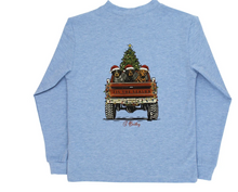 Load image into Gallery viewer, Long Sleeve Logo Tee - Christmas Pups
