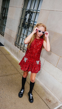 Load image into Gallery viewer, Ruby Bows Dress