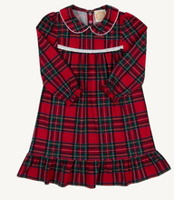 Load image into Gallery viewer, Goldie Locks Nightgown- Society Prep Plaid with Worth Avenue White