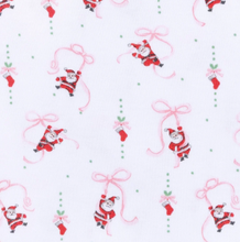 Load image into Gallery viewer, Jolly Ribbons Print Ruffle Zip Footie