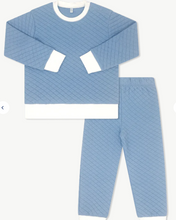 Load image into Gallery viewer, Harris Quilted Playsuit-Baylor Blue