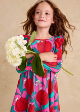 Load image into Gallery viewer, Ruffle Shoulder Ballet Dress- Tulip Twist in Pink