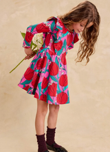 Load image into Gallery viewer, Ruffle Shoulder Ballet Dress- Tulip Twist in Pink