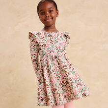 Load image into Gallery viewer, Ruffle Shoulder Ballet Dress- Tea Party Floral