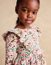 Load image into Gallery viewer, Ruffle Shoulder Ballet Dress- Tea Party Floral