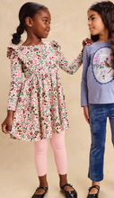Load image into Gallery viewer, Ruffle Shoulder Ballet Dress- Tea Party Floral