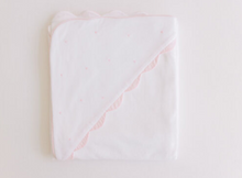 Load image into Gallery viewer, Hooded Towel- Embroidered Dots