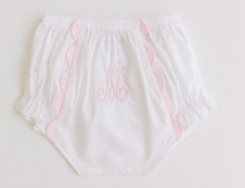 Load image into Gallery viewer, Diaper Cover – Pink Scallops