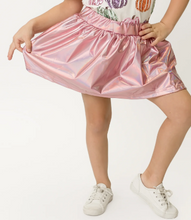 Load image into Gallery viewer, Light Pink Metallic Skort