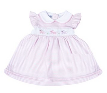 Load image into Gallery viewer, Pink Hoppity Hop Classics Smocked Flutters Toddler Dress