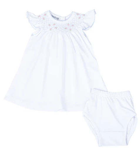 Sky Blue Charlotte's Classics Bishop Flutters Dress Set