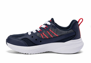 Saucony Endorphin KDZ 2.0 Navy & Red Sneakers