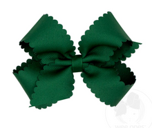 Load image into Gallery viewer, Medium Scalloped Edge Grosgrain Bows