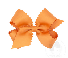 Load image into Gallery viewer, Medium Scalloped Edge Grosgrain Bows