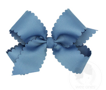 Load image into Gallery viewer, Medium Scalloped Edge Grosgrain Bows