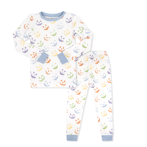 Peek-a-BOO & Park Blue Sweet Pea PJ Set