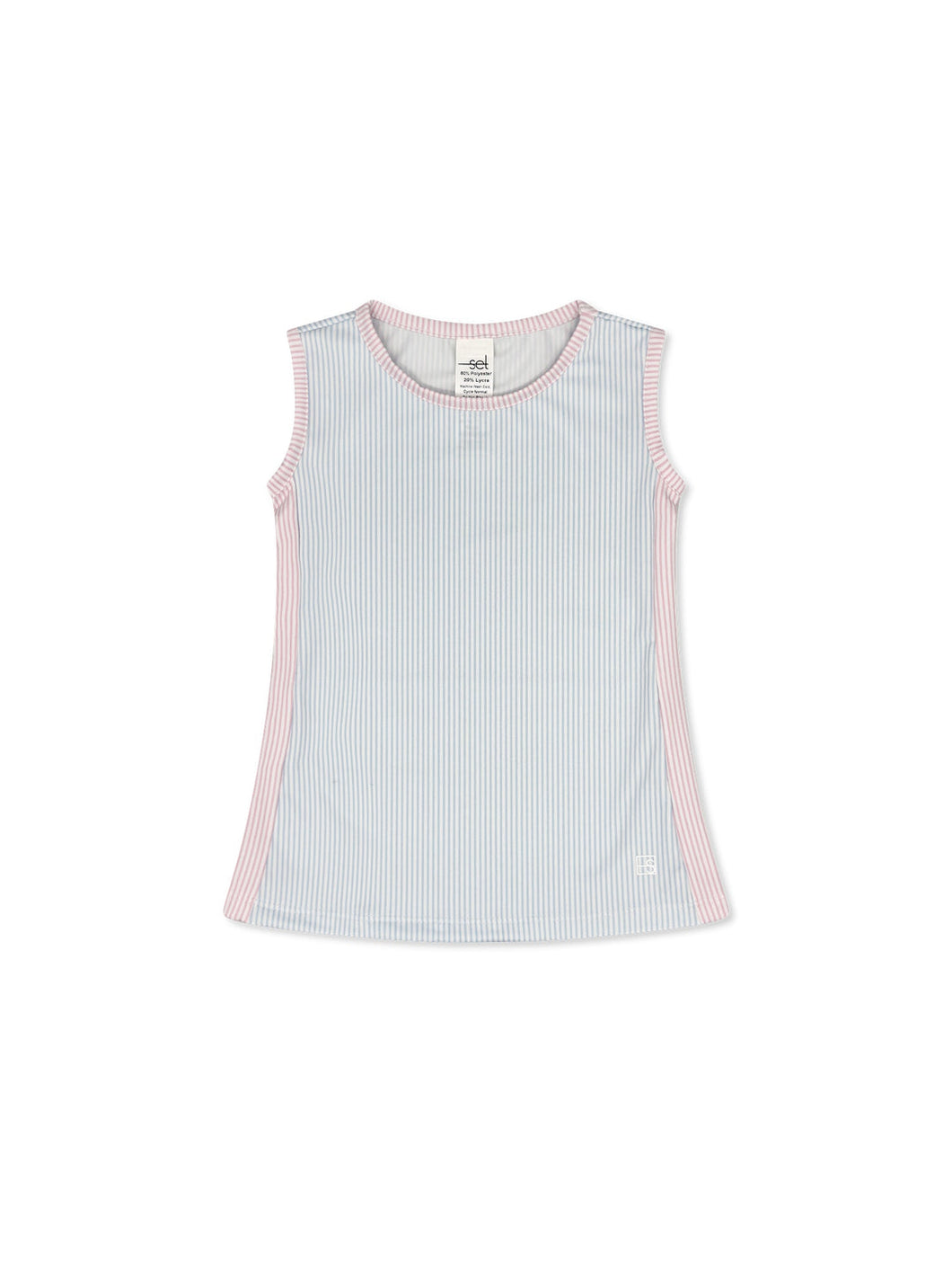 Maddy Tank Cotton Candy Blue Ministripe & Cotton Candy Pink Ministripe