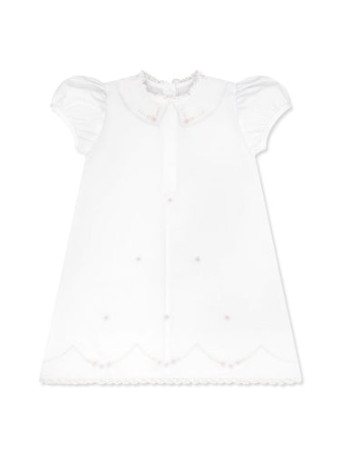 Blessings White & Blue Ashtyn Dress