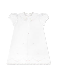 Blessings White & Blue Ashtyn Dress