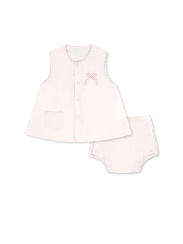 Bow & Blessings Pink Maria Diaper Set