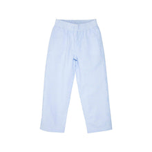 Load image into Gallery viewer, Sheffield Pants Breakers Blue Seersucker with Breakers Blue Stork