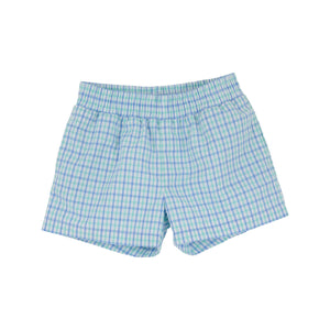 Sheffield Shorts-Sunrise Blvd. Blue & Turks Teal Chandler Check