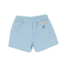 Load image into Gallery viewer, Sheffield Shorts-Sunrise Blvd. Blue &amp; Turks Teal Chandler Check