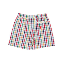 Load image into Gallery viewer, Shelton Shorts Potomac Plaid &amp; Richmond Red Stork