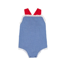 Load image into Gallery viewer, Sisi Sunsuit -  Rockefeller Royal Gingham