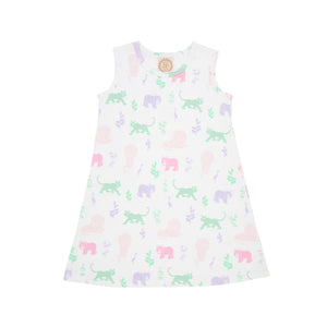 Sleeveless Polly Play Dress Lions, Tigers
