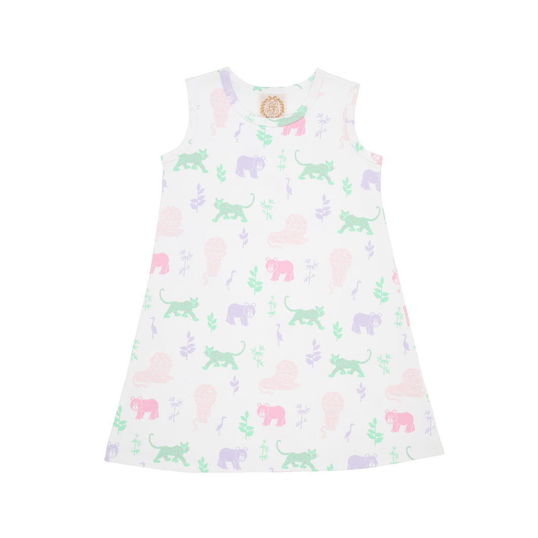 Sleeveless Polly Play Dress Lions, Tigers
