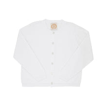 Load image into Gallery viewer, Cambridge Cardigan Worth Avenue White with Pearlized Buttons
