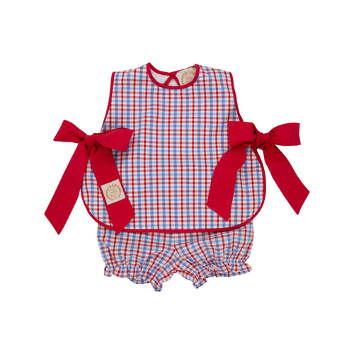 Talbott Tie Side Provincetown Plaid/Richmond Red