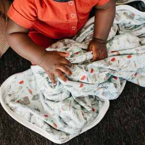 Trout 3-Layer Stretchy Quilt