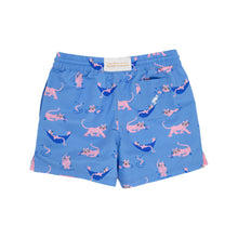 Load image into Gallery viewer, Tortola Swim Trunks- Wild One/Worth Ave White