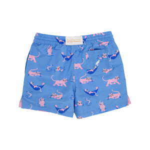 Tortola Swim Trunks- Wild One/Worth Ave White