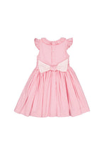 Load image into Gallery viewer, Tulip Pink Gingham Frilled Cap Sleeve Smocked Dress