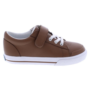 Footmates Brown Leather Reese Sneakers