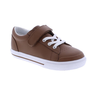 Footmates Brown Leather Reese Sneakers