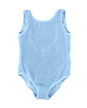 Load image into Gallery viewer, Valentina Baby Blue Crinkle One Piece